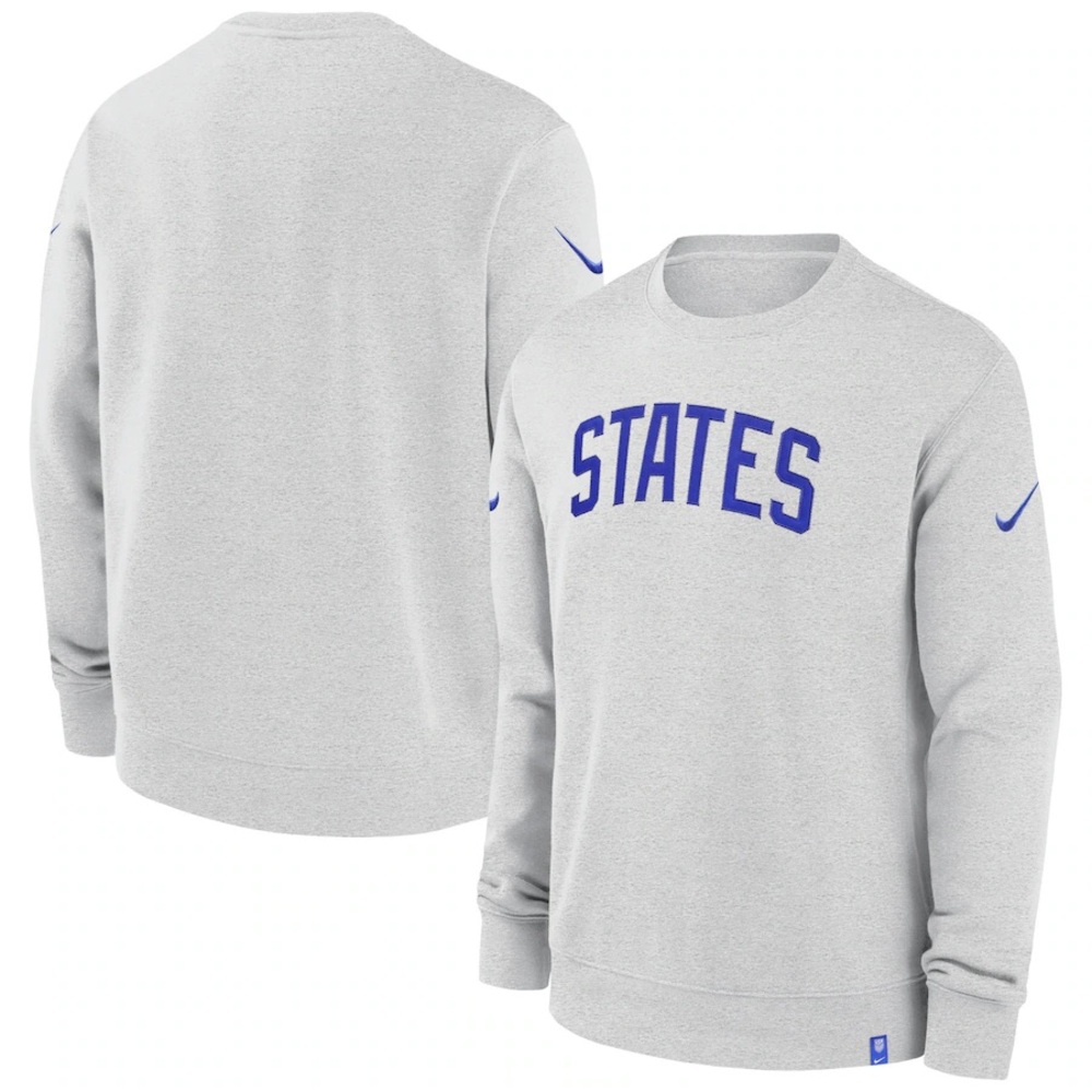 Men's Nike Heather Gray USMNT Club Pullover Sweatshirt soccer sweatshirt xl